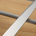 Professional Carbon Steel Red Knife Sharpening Steel, Red 12 Inch