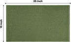 Artoid Mode Ring Spun Cotton Green Kitchen Dish Towels, 15x25 Inch Ultra Soft Absorbent Quick Drying Household Cleaning Tea Towels Bar Towels Set of 6