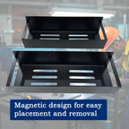 2pcs Magnetic Spray Can Holder Aerosol Can Organizer Tool Box Storage Rack for Garage Home Workspace