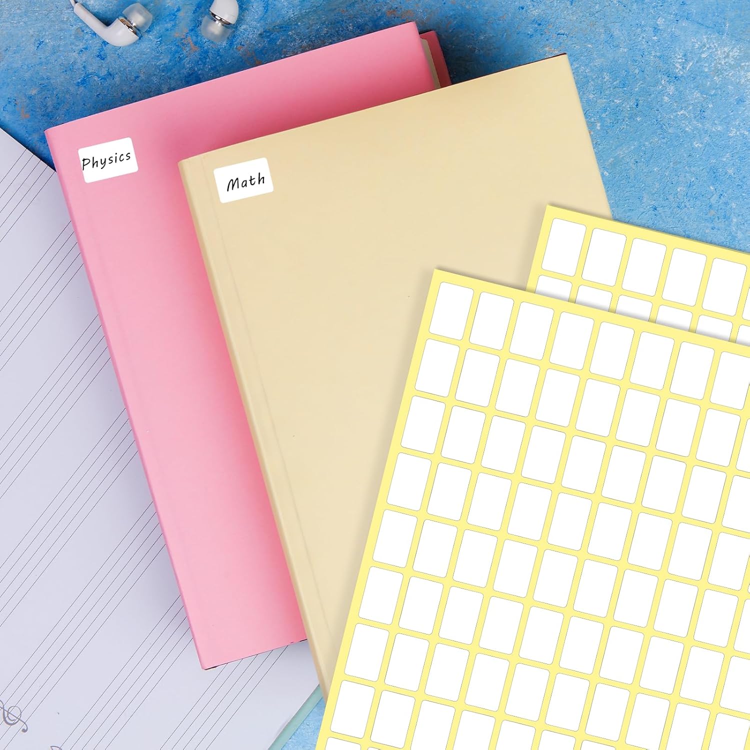 Sliverdew White Labels Stickers, 3300 Pack Small 0.5" x 0.75", Removable Blank Labels for School, Office, Kitchen, 110 Labels per Sheet, Paper, Rectangular, 3300pcs