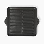 Larder & Vine Indoor/Outdoor Ceramic Stoneware Grill Pan Handmade in Italy