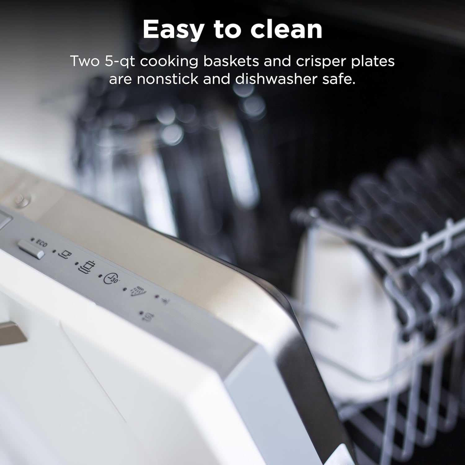Ninja Foodi 10QT 6-in-1 DualZone Smart XL Air Fryer, 2 Independent 5QT Baskets, Smart Cook Thermometer, Match Cook, Smart Finish, Air Fry, Roast, Bake, Dehydrate, Reheat, Grey, DZ550