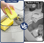 Sink Strainer Basket, Triangle Suction Cup Sink Corner Rack, New Upgraded Corner Sink Strainer with Drainage Hole, Punch-free Corner Sink Trash Catcher for Kitchen and Bathroom (Transparent)