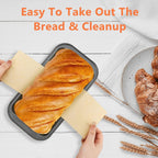 100 Pcs Loaf Pan Liners for Baking Bread 9x5 inches, Baking Paper, Non-Stick Greaseproof Paper, Bread Pan Parchment Paper for Baking Toast Bread, Cakes, Banana Bread