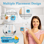 ZILLEEN 6 Pack Kitchen Timers for Cooking Digital Classroom Timers for Kids Teachers Blue Green Purple