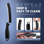 Crevice Cleaning Brushes, Cleaner Scrub Brush Tool for Hard to Reach Tight Space, Home Essentials, Cleaning Supplies for Shower, Bathroom, Kitchen, Toilet, Window