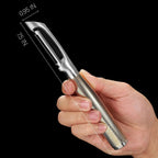 Luxury I-Type Vegetable Peeler – 24K Gold Plated Handle, 304 Stainless Steel Ultra Sharp Blade, Ideal for Potatoes, Apples, and Other Fruits & Vegetables