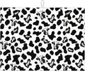 Black White Dish Drying Mat for Kitchen Counter 18"x24" Cow Print Dishes Pad Dish Drainer Rack Mats Microfiber Washable Absorbent Kitchen Decor