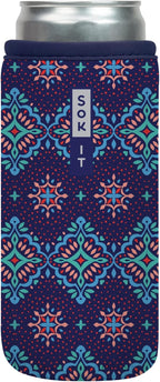 Sok It CanSok Sleeve for Beer & Soda Insulated Neoprene Cover (Diamond Back, 12oz Slim Can Sleeve)