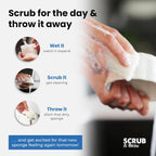 Scrub & Throw XL Scrub Sponges (Pack of 15), All-Purpose Household Natural Loofah Sponges, for Dishes, Cleaning, Non-Scratch