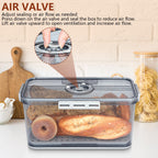 Airtight Bread Box for Kitchen Countertop,Plastic Bread Container,Bread Storage,Breadbox,Bread Storage for Homemade Bread,Fresh Bread Storage Container,Clear Bread Boxes,Bread Containers Storage