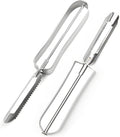 Best Vegetable Carrot Potato Peelers for Kitchen, 2 Pcs, Just Like Mom's old steel Fruits Peeler(52877)