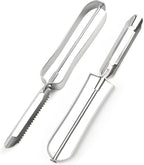 Best Vegetable Carrot Potato Peelers for Kitchen, 2 Pcs, Just Like Mom's old steel Fruits Peeler(52877)