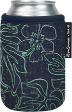 Sok It CanSok Sleeve for Beer & Soda Insulated Neoprene Cover (Reyn Spooner Monstera Ink, 12oz Can Sleeve)
