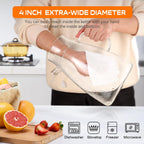 1 Gallon 128oz Glass Pitcher,Water Pitcher with Full Seal Lid and Spout, Glass Carafe for Hot/Cold Drink, Water Jug for Iced Tea, Coffee, Juice, Milk, Beverage