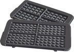 GreenPan Healthy Ceramic Nonstick Reversible Waffle Plates for 6-in-1 Contact Grill and Griddle, Dishwasher Safe, PFAS-Free