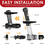 Masticating Juicer Attachment for KitchenAid Stand Mixer, Masticating Juicer, Slow Juicer Attachment for KitchenAid All Models Stand Mixers,Black