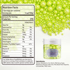 Dazzjoy Edible Green Pearl Sprinkles, Mix Size, 130g/4.58oz, Cupcake Toppers, Cake Decorations, Ice Cream, Easter, Wedding Party Valentines Easter Supplies