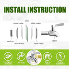 1 Gallon Glass Drink Dispensers For Parties 2PACK.Beverage Dispenser,Glass Drink Dispenser With Stand And Stainless Steel Spigot 100% Leakproof.Lemonade Dispenser With Ice Cylinder.Laundry Detergent