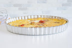 Fox Run Round Tartlet/Quiche Pan with Removable Bottom, Tin-Plated Steel, 8-Inch