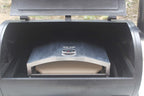 Red Stag Pellet Grill Pizza Oven Attachment Stainless Steel Outdoor Pizza Oven with Pizza Stone Kit Accessory Set for Traeger/Pit Boss/Camp Chef/Embers Wood Pellet Smoker Grills