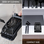 Sopito Heavy Duty Stainless Steel Wire Egg Slicer for Hard Boiled Eggs & Strawberry Other Soft Food, Black