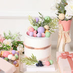 108 Pcs Balls Cake Topper DIY Cupcake Insert Foam Balloons for Cake Baking Wedding Anniversary Birthday Decoration(Vivid Colors,Multi Sizes)