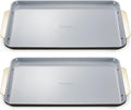 Caraway Non-Stick Ceramic Large Baking Sheet Duo - Naturally Slick Ceramic Coating - Non-Toxic, PTFE & PFOA Free - Perfect for Baking, Roasting, and More - Large (18" x 13") - Black