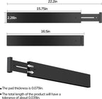 BAMEOS Drawer Dividers Bamboo Separators Organization Expandable Organizers for Kitchen Bedroom Bathroom Dresser Office 4-pack