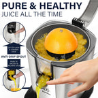Eurolux Electric Citrus Juicer Power Pro - With 300 Watts of Power, This is The Most Powerful Juicer, for an Easy Smooth Juicing Experience | with Its New Updated Design