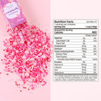 Pink Sprinkles for Cake Decorating 4.23ounce - Pearl Sprinkles for Baking, Cupcake, Ice Cream, Candy, Cookie Decorations - Pink Sprinkles for Valentines Princess Bridal Shower Wedding Party