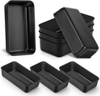 LIANYU 8 Pack Nonstick Loaf Pans for Bread Baking, 9x5 Inch Stainless Steel Baking Bread Pans, Small Loaf Tins for Homemade Brownies and Pound Cakes, Dishwasher Safe
