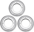 uxcell 3Pcs 5.5 Inch Rotating Bearing Plate, Swivel Plate Stand Lazy Susan Hardware Round Turntable Base Tray for Table Serving Tray Revolving Shelve, Silver