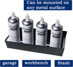 2pcs Magnetic Spray Can Holder Aerosol Can Organizer Tool Box Storage Rack for Garage Home Workspace