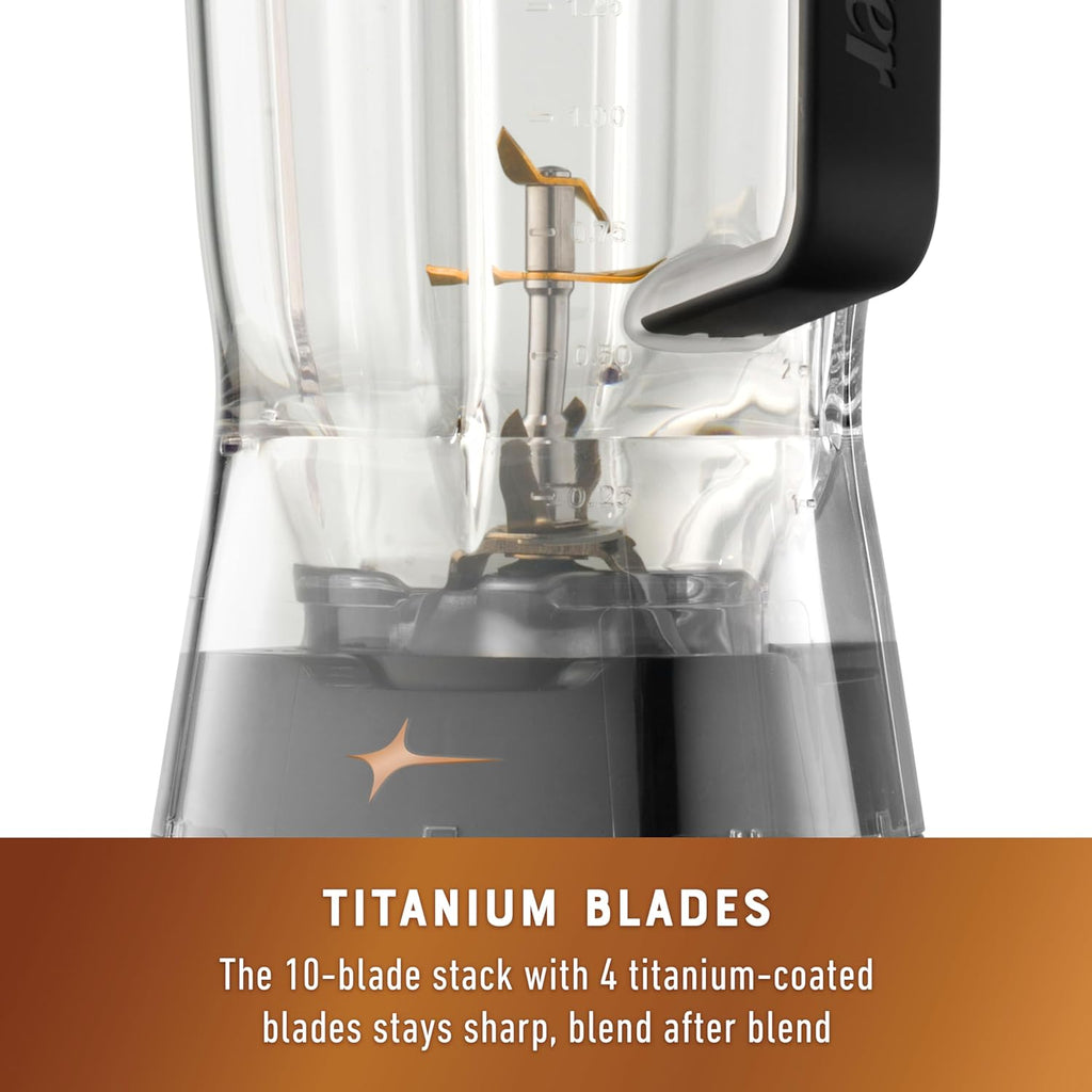 Oster Extreme Mix Blender, 1500 Watt High Speed Blender with 10-Point Blade, 64 oz. with Auto Programs