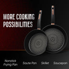 Saucepan for Cooking (FRY PAN (Titanium), 12 inch)