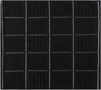 Glynniss Dish Cloths for Kitchen Washing Dishes, Super Absorbent Dish Rags, Cotton Terry Cleaning Cloths Pack of 8 (Black, 12x12 inches)