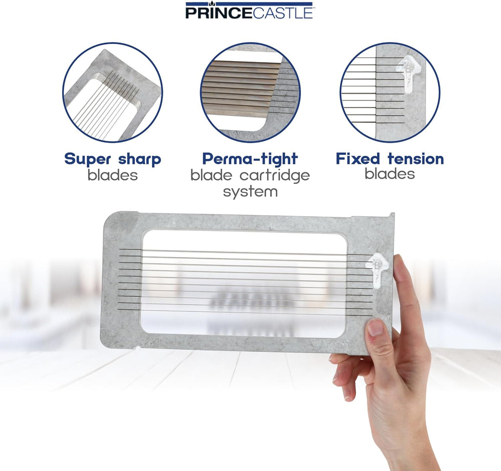 Prince Castle 7/32" Blade Cartridge for 943-D Tomato Saber, 10 Blades -Blade Replacement Cutter Blade for Cutting and Chopping Tomatoes, Fruits and More in Commercial Kitchens, Restaurants and More