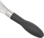 Amazon Basics Stainless Steel Wire Whisk Set for Cooking, Dishwasher Safe, 3 Piece, Black/Silver
