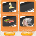 Flat Top Griddle for Camp Chef Accessories 3 Burner Stove SPG90B GB90D TB90 TB90LW TB90LWG TB90LWG15 CCH3 Camp Stove Griddle Top for Camp Chef Tundra 3 Burner 16" x 38"