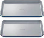 Caraway Non-Stick Ceramic Medium Baking Sheet - Naturally Slick Ceramic Coating - Non-Toxic, PTFE & PFOA Free - Perfect for Baking, Roasting, and More - Medium (15" x 10") - Navy