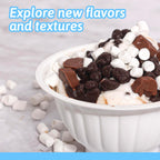 Palm and Plenty Dehydrated Marshmallow Bits | For Cereal, Hot Chocolate, Cocoa, Ice Cream, Desserts | Irresistible Sweet Treats for Snacking and Baking - Vanilla, 2.20 Lbs. (Two 1.1lb bags)