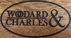 Woodard & Charles Set of 4 Acacia Wood Large Individual Salad Bowls, Snack Serving Bowls, 6 1/2" x 2 1/2"