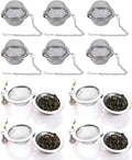 10PCS Tea Infuser, Upgraded Tea Strainer, Premium Tea Infusers for Loose Tea, Tea Steeper, Tea Ball for Tea Flavoring Herbal Spices Seasonings
