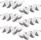 Taco Holders Set of 6 - Stainless Steel Taco Stand Rack Tray Style, Taco Rack Holds Up to 3, Oven Taco Holders Safe for Baking, Dishwasher and Grill Safe