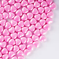 Kasvan Pink Heart Shapes Sprinkles - Edible Candy Pearls 130g/4.58 Oz, Mix Size, Baking Cake Decorations, Ice Cream Toppings and Cookie Decorating, Wedding Party Chirstmas Supplies (Pink)