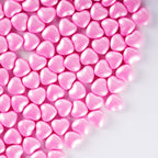 Kasvan Pink Heart Shapes Sprinkles - Edible Candy Pearls 130g/4.58 Oz, Mix Size, Baking Cake Decorations, Ice Cream Toppings and Cookie Decorating, Wedding Party Chirstmas Supplies (Pink)