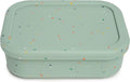 Ullabelle Leak Proof Bento Box Food-Grade Silicone Bento, BPA, Phthalate, Lead, & PVC Free - Bento Lunch Box for Daycare, Kids, & Adults - Leak Resistant Sets With Lids Snack Box Container (Green)
