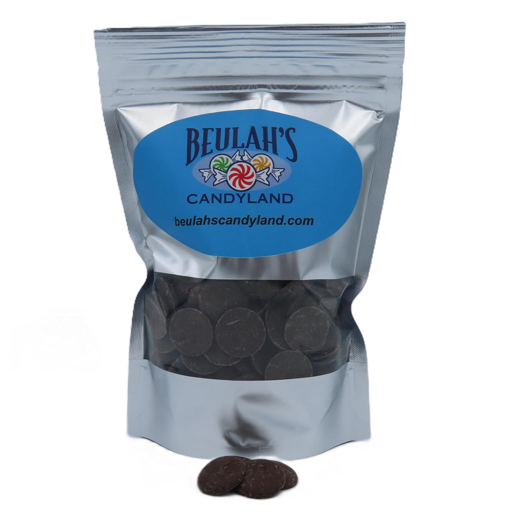 MERCKENS Coating Wafers, Dark Melting Chocolate, Cocoa Dark, 1 Pound Package