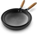 imarku Frying Pan Set - 10 &12inch Pot Set with Removable Handle Honeycomb Cast Iron Skillets, Large Frying Pans Nonstick Dishwasher Safe, Oven Safe Kitchen Pans for Cooking, Best Gifts for Women/Men